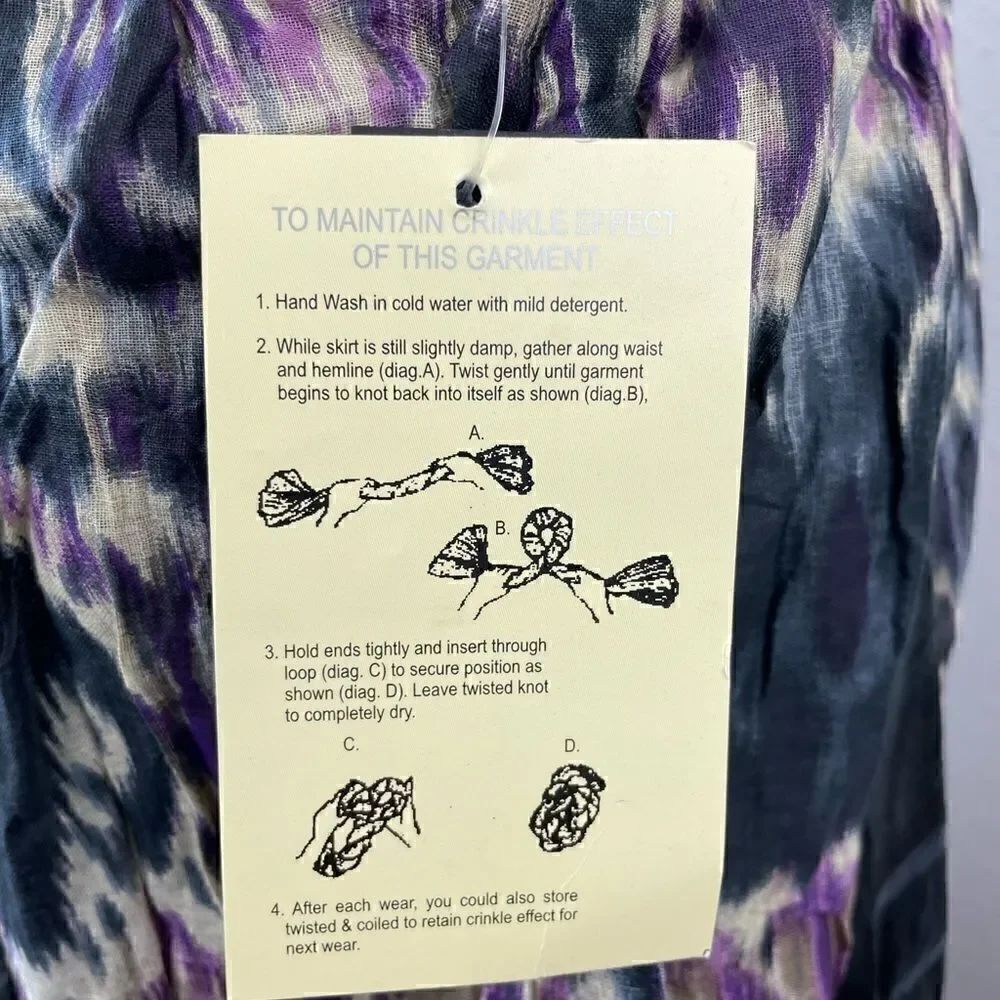 NWT Mix Noveau Crinkle Skirt Size S - Picture 4 of 8